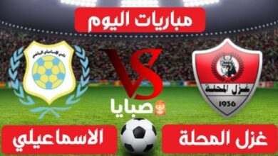 نتيجة مباراة الإسماعيلي وغزل المحلة اليوم 17-6-2021 الدوري المصري