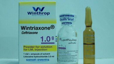 حقن وينترياكسون wintriaxone افضل مضاد حيوي لعلاج امراض الجهاز التنفسي