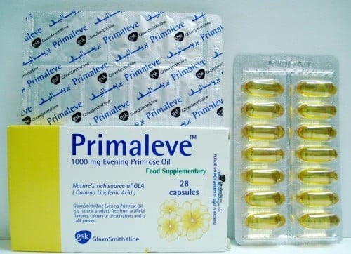كبسولات بريماليف Primaleve لعلاج التهاب و هشاشة العظام و الام الدورة الشهرية