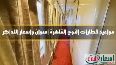 قطار القاهرة بأسوان النائم مواعيد 2021 وأسعار التذاكر (محدث)