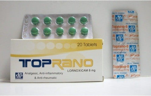روشته دواء توبرانو Toprano المسكن الفعال فى علاج الم العظام و المفاصل