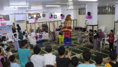 أوقاف الإسكندرية تنظم مسرح عرائس للأطفال داخل مسجد الشهداء - صور