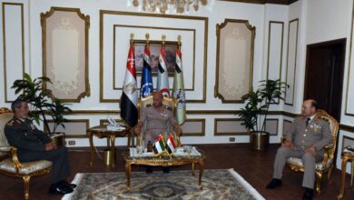 وزير الدفاع يلتقي رئيس أركان القوات المسلحة الإماراتية لبحث سبل تعزيز التعاون والعلاقات العسكرية المصرية والإماراتية