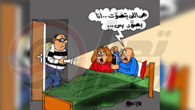 كاريكاتير تحيا مصر يرصد كوارث  اللايفات بمواقع التواصل الإجتماعى