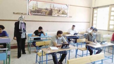 تداول أجزاء من امتحان العربي لطلاب الثانوية العامة 