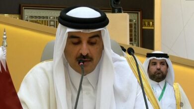 أمير قطر: سيظل التوتر في المنطقة ما لم تتوقف إسرائيل عن انتهاكاتها للقانون الدولي