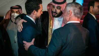 ملك الأردن يصل إلى السعودية للمشاركة فى قمة جدة