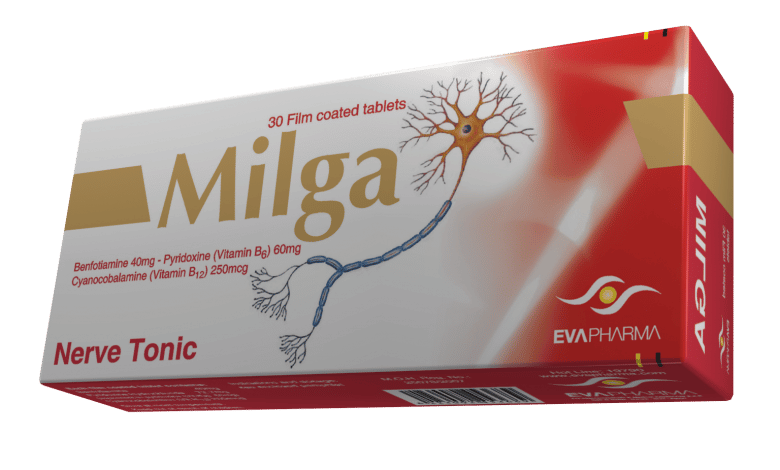 فوائد اقراص ميلجا Milga لتعويض نقص فيتامين ب و التهاب الاعصاب