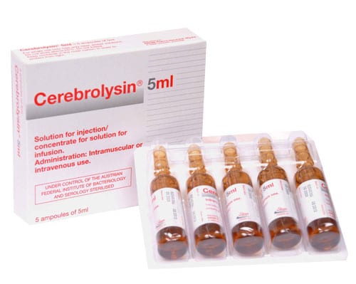 دواعى استعمال حقن سيريبروليسين Cerebrolysin لعلاج السكته الدماغيه