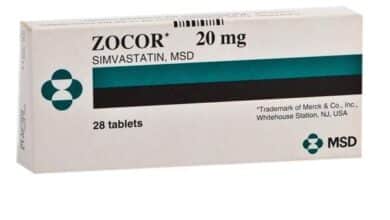 التقليل من مستوي ارتفاع الكوليسترول فى الدم مع اقراص زوكور Zocor المشهوره