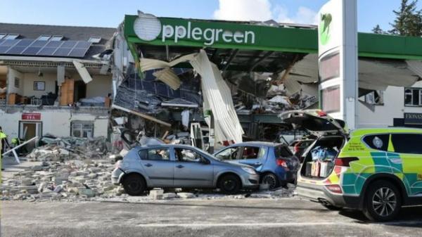 شؤون دولية : مقتل عشرة أشخاص في انفجار محطة وقود في إيرلندا