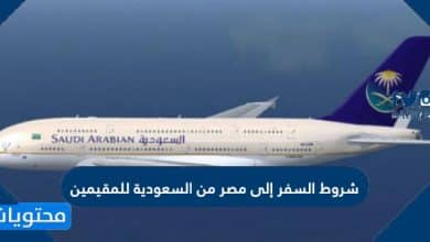 شروط السفر إلى مصر من السعودية للمقيمين 2021