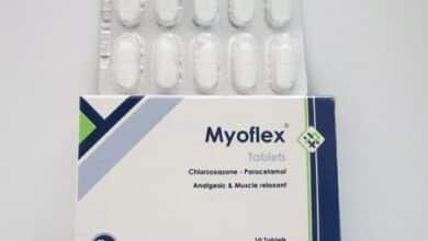 دواعي استخدام دواء ميوفلكس MYOFLEX 10 TAB