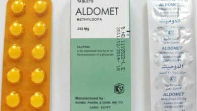 الدوميت أقراص Aldomet Tablets لتخفيض ضغط الدم
