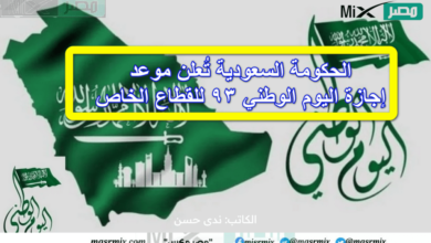 “السعودية” تُحدد موعد إجازة اليوم الوطني 93 للقطاع الخاص والغير ربحي وتُعلن غرامة على المخالفين للقرار